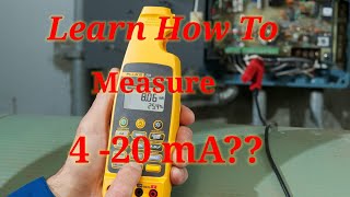 How to measure a 420mA current loop Learn How To Measure Milliamps Through a multimeter [upl. by Nesaj547]