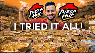 I ORDERED the entire PIZZA HUT MENU  TOO EXPENSIVE [upl. by Ahtel]