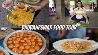 Best Bhubaneswar Food Tour  Dalma Pahala Rasgulla Shawarma amp more [upl. by Harhay]