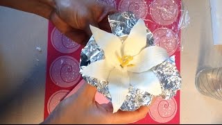 Gumpaste How to make easy gumpaste for flowers My version [upl. by Alicia432]