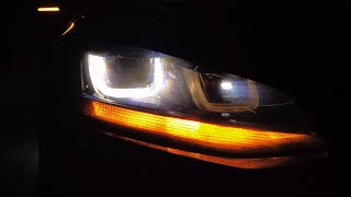 VW Golf MK7 5G DRL wink with indicator [upl. by Virendra]