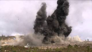 RAF Tornado GR4  Laserguided Bomb Drop [upl. by Heady267]