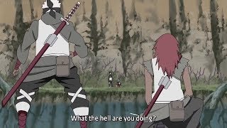 Omoi and Karui ask about Sasuke to Naruto Sakura and Sai HD 1080p [upl. by Ariahaj]