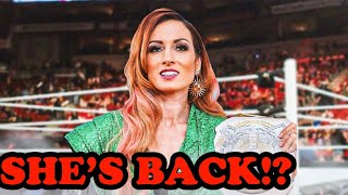 🚨😱Becky Lynchs WWE Return Imminent [upl. by Aisena]