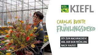 DIY  Frühlingsdeko  Hol dir den Frühling nach Hause  Carolas Kreativtisch [upl. by Eannyl]