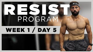 RESIST Dumbbell Training Plan  DAY 5 LOWER BODY WORKOUT [upl. by Enoryt805]