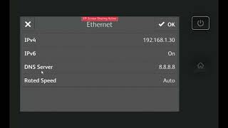 How to Change the Network Settings IP Address DNS on Xerox Versalink [upl. by Kucik]