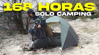 168 horas SOBREVIVIENDO entre LAS MONTAÑAS  SOLO CAMPING 7 días COMPLETO [upl. by Ainollopa]