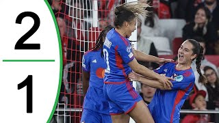 Lyon vs Benfica 21 Highlights amp Goals  Womens Champions League 2024 [upl. by Teri]