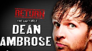 dean Ambrose return 1000 confirm [upl. by Alletsirhc]