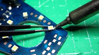 Soldering SMD LED diodes [upl. by Anilatac151]