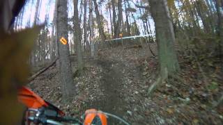 2012 KTM 250XCF demo ride [upl. by Endres]