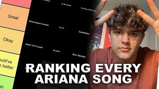 RANKING EVERY SINGLE ARIANA GRANDE SONG LIVE [upl. by Trudie443]