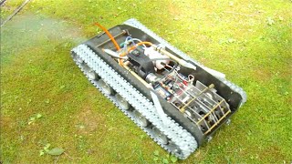 First running test of 110 scale tank [upl. by Princess]