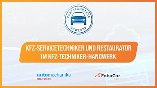 KfzServicetechniker und Restaurator im KfzTechnikerHandwerk  Automechanika 2024 [upl. by Nile]