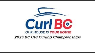 New 2023 U18 Girls Curling Semi Final Team Duncan vs Team Manning [upl. by Winonah]