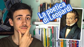 La poetica di Giacomo Leopardi [upl. by Nyladam]