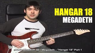 Hangar 18 Part 1 of 2 by Megadeth  Guitar Lesson wTAB  MasterThatRiff 46 [upl. by Roxi]