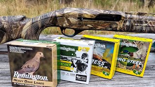 Budget Friendly 3 12 inch autoloader  Stoeger m3500  Shell Test and Busting Clays truetimbercamo [upl. by Rehsu]