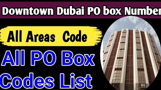 Downtown Dubai PO box number [upl. by Reiter571]