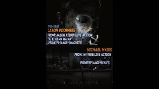 PreUber Jason Voorhees vs H4 Michael Myers vs shorts [upl. by Ola]