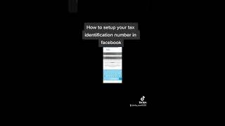 How to Set up your Facebook Tax Identification Number and how to link your Facebook Paypal Account [upl. by Dlorah439]