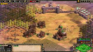 Ranked Aoe2 1v2 Controlling the Map with pressure [upl. by Aminta]