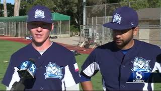 Monterey Amberjacks walk off in home opener [upl. by Erreipnaej]