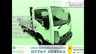 2016 66 NISSAN NT400 CABSTAR 25DCI MWB 36M ALI DROPSIDE PICKUP BODY ONLY 47K BARNSLEY VANS U4552 [upl. by Nira]