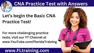 2024 Basic CNA Practice Test with Nurse Eunice  Over 70 Questions [upl. by Yauqaj]