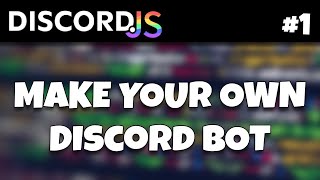 How to code a Discord Bot for beginners Discordjs v14 [upl. by Ahgem]