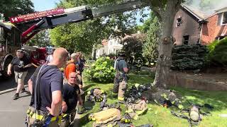 Carlton Lane Fire Video 6 [upl. by Salomo]