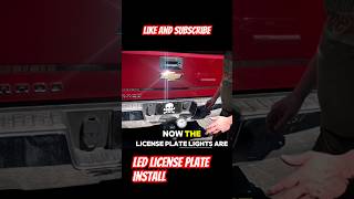 💡LED License Plate Installation  The Easy Way automotive silverado fyp chevrolet upgrade [upl. by Noivax]