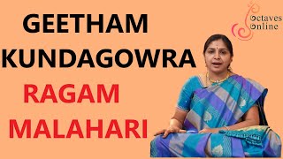 Geetham  KundaGowra  Ragam  Malahari [upl. by Prissie117]