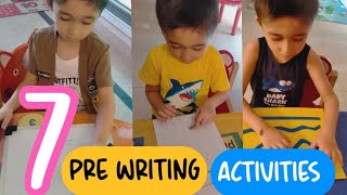 Pre Writing Activities  How to teach Toddler handwriting easily  Fine Motor Skills Activities [upl. by Kcirdled]