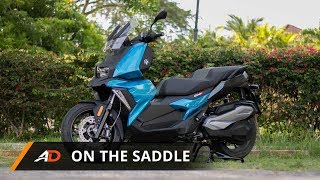 2018 BMW C400X Review  On the Saddle [upl. by Eirak]