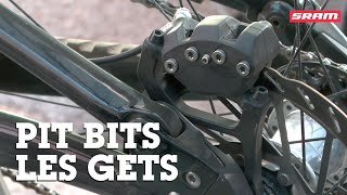 WORLD CUP DH BIKES  Les Gets PIT BITS [upl. by Kciredes]