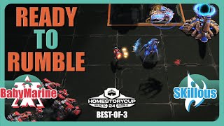 BabyMarines T HSC Debut vs SKillous P  HSC24 Group C  StarCraft 2 [upl. by Aldredge469]