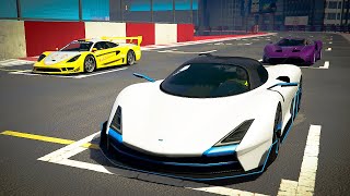 GTA Online Overflod Zeno  Downtown Loop  Stunt Race [upl. by Aihseyt934]