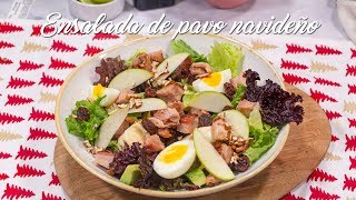 Receta de Ensalada de Pavo Navideño Recalentado de Pavo [upl. by Mehsah]