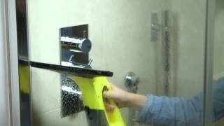 How to clean glass amp tiles with the Kärcher Window Vac [upl. by Roxana]