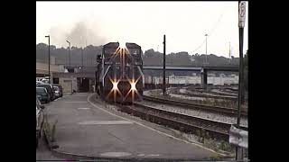 Cumberland MD 2000 25 2 CSX 1 Conrail Take Freight From The Cum Yard Area [upl. by Tavy]