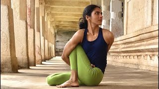 Marichyasana D  Primary series  Ashtanga Yoga [upl. by Drews]