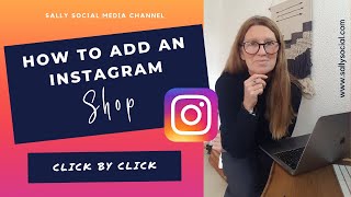 How To Add The Shop Button To Your Instagram Profile  Click By Click Tutorial [upl. by Drarig]