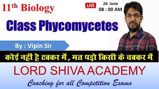 11th Biology  Class Phycomycetes  By Vipin Sir [upl. by Derry]