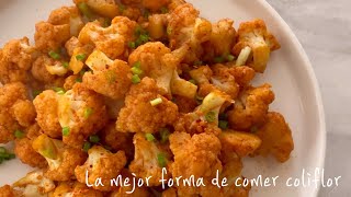 LA MEJOR FORMA DE COMER COLIFLOR 💚 no te inflamará y el sabor es increíble Con brsaludable [upl. by Montford879]