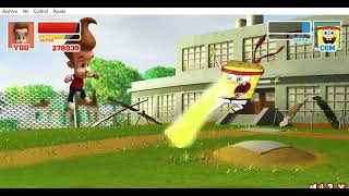 Super Brawl 2  Jimmy Neutron Survival 1 Outtakes [upl. by Tse846]