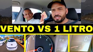 PRUEBAS DE CONSUMO VW VENTO VS 1 LITRO DE GASOLINA [upl. by Katti]