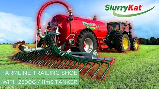 SlurryKat 75m Farmline Trailing Shoe with 2500G  11m³ Tanker [upl. by Corbett917]