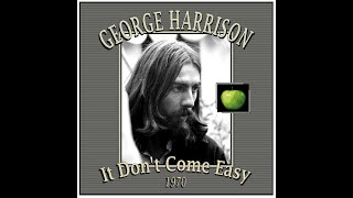 George Harrison  It Dont Come Easy 1971 [upl. by Ecinue]